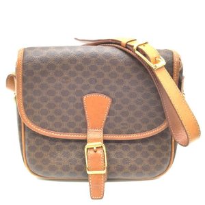 CELINE セリーヌ マカダム柄 ヴィンテージ ショルダーバッグ