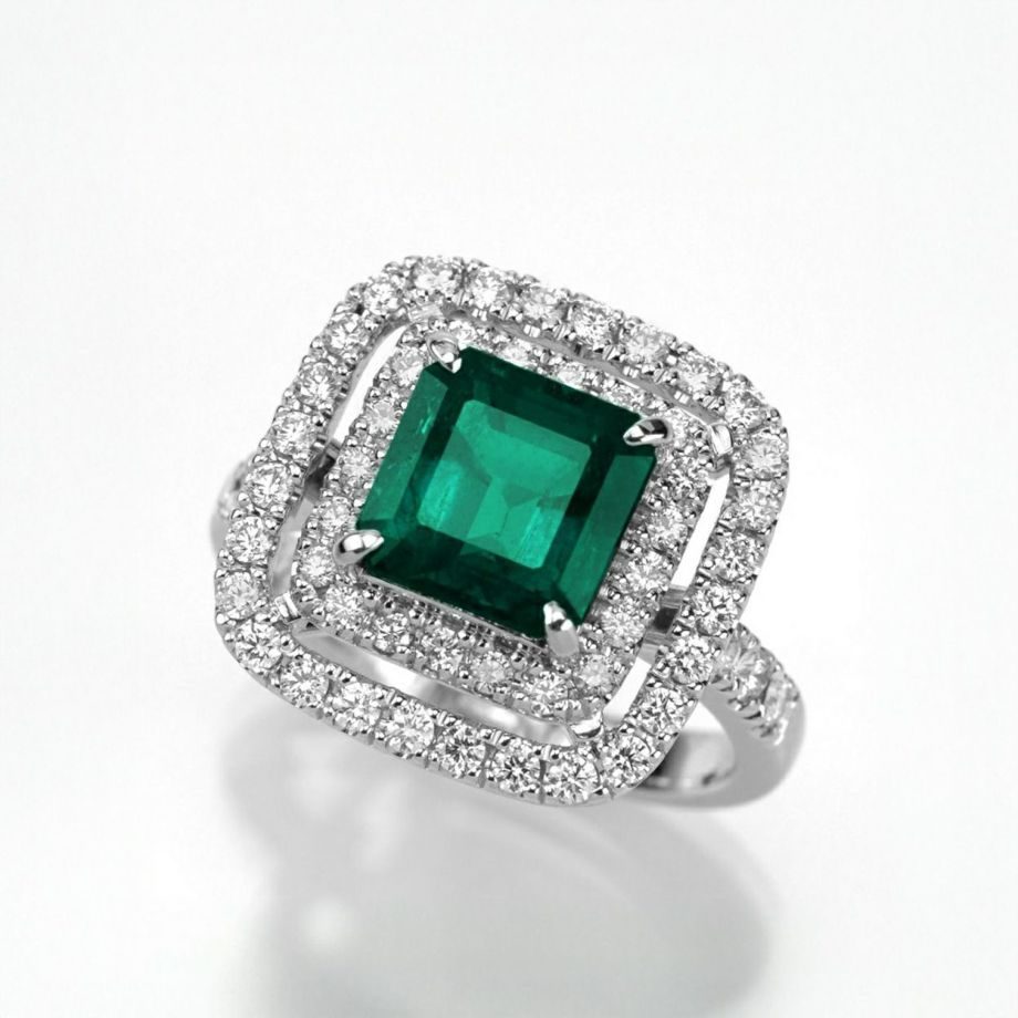 Pt900リング エメラルド