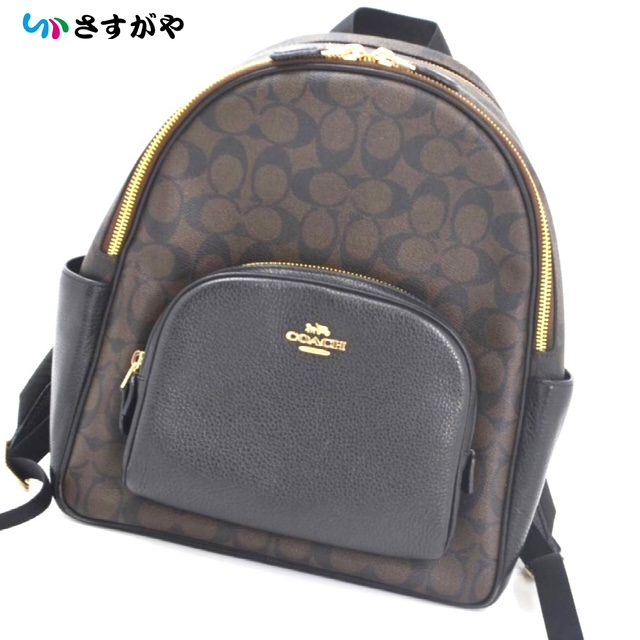 COACH コーチ リュック シグネチャー PVC レザー
