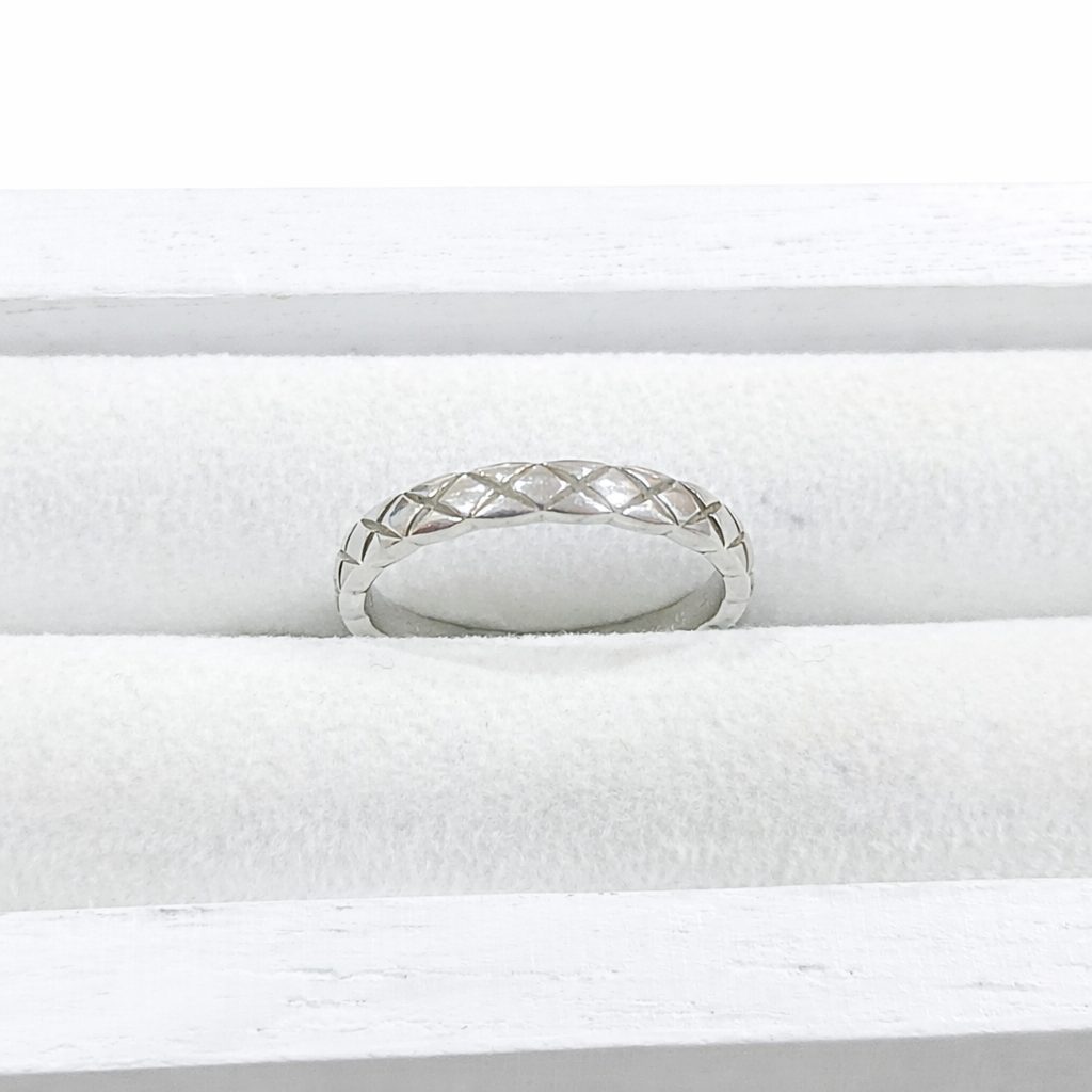 【CHANEL】シャネル・ココクラッシュリング・Pt950・プラチナリング（指輪）・貴金属・ブランドアクセサリー