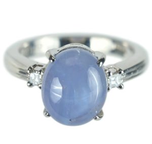 Pt900スターサファイアリング　プラチナ　遺品