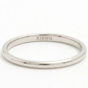 K18WG（18金ホワイトゴールド）　リング