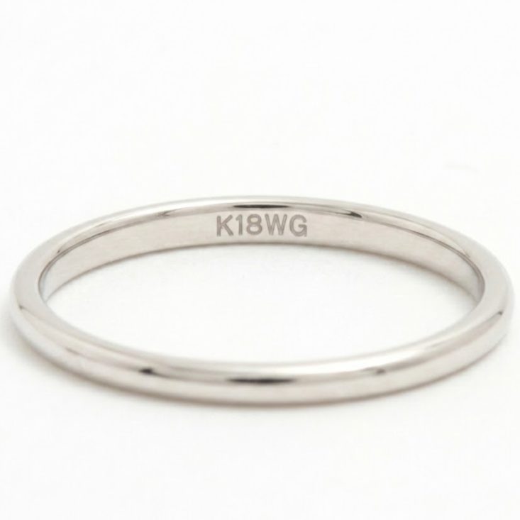 K18WG（18金ホワイトゴールド）　リング