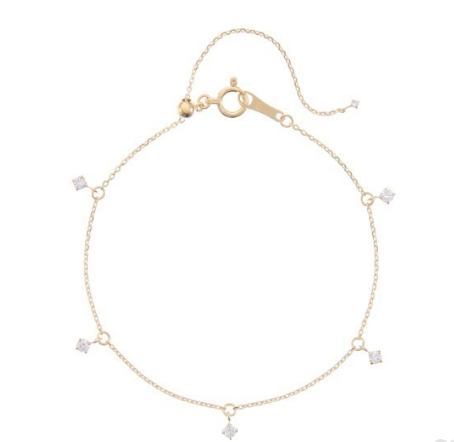 K18（18金）ブレスレット　ダイヤモンド　ジュエリー