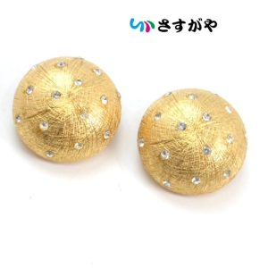 Dior ディオール メッキ ゴールドカラー イヤリング アクセサリー