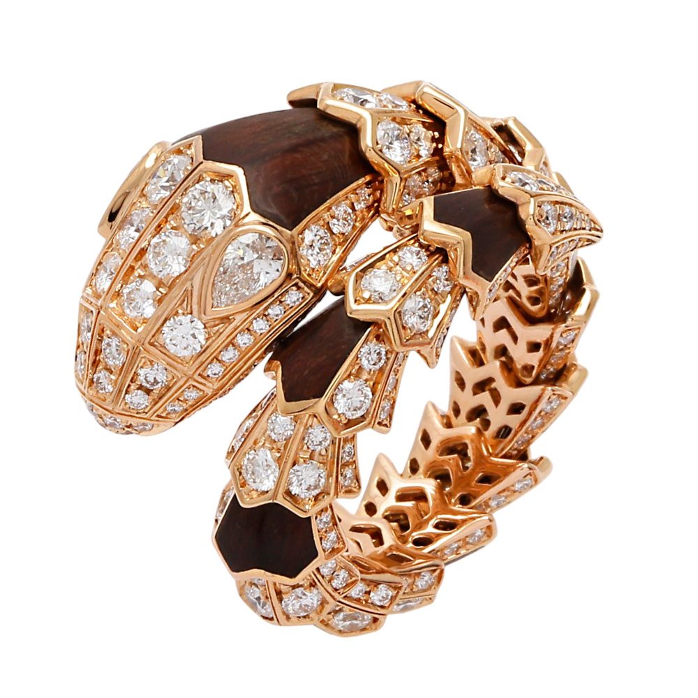 ブルガリ セルペンティ ダイヤ付きリング 札幌市西区八軒