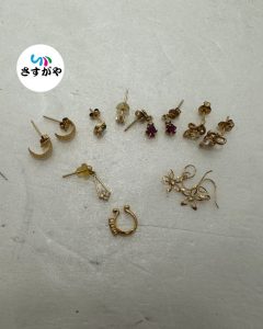 K18 ピアス イヤーカフ
