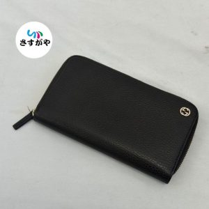 GUCCI インターロッキングG ジップアラウンドウォレット