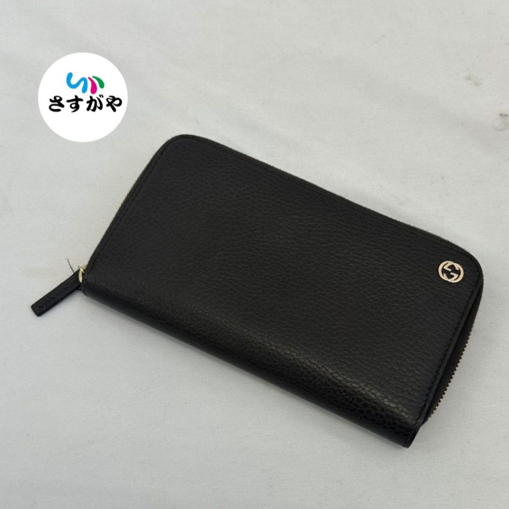 GUCCI インターロッキングG ジップアラウンドウォレット