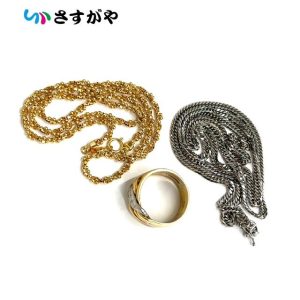 K18 Pt850 金 プラチナ ネックレス リング アクセサリー