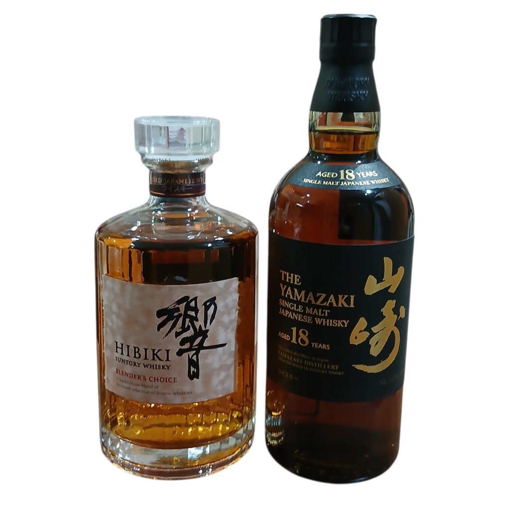 【ジャパニーズウイスキーおまとめ】山崎18年・響ブレンダーチョイス・箱なし・サントリー（SUNTORY）・お酒