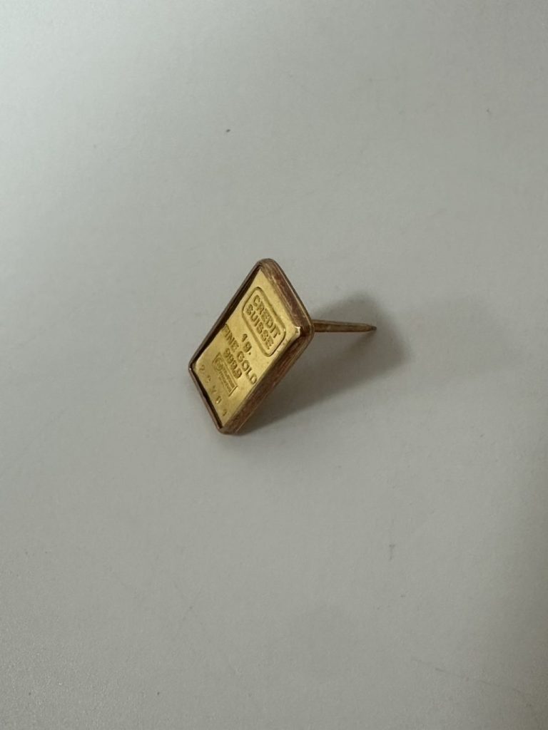 クレジット・スイス インゴット タイピン