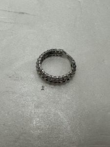K18WG ダイヤモンド ハーフエタニティリング