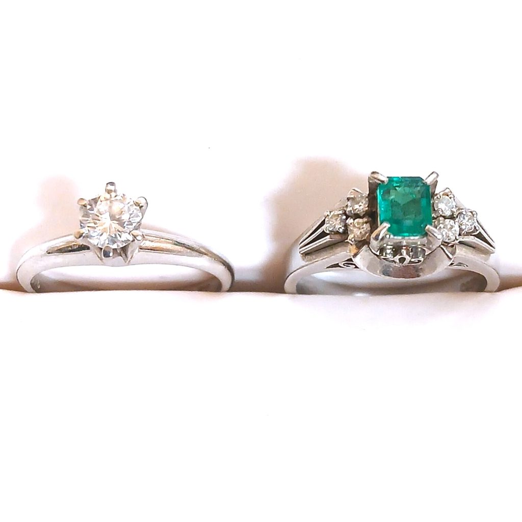 【Pt900 まとめ】プラチナ900・ダイヤモンド・エメラルド・リング・指輪・貴金属・アクセサリー