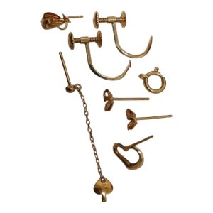 K18 イヤリング・ピアス 石なし