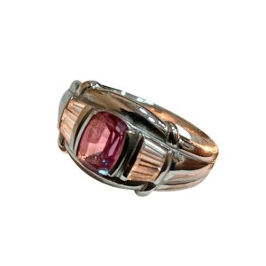 Pt900(プラチナ) アレキサンドライト2.3ct メレ0.3ct リング