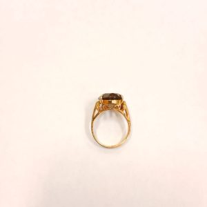 K18　18金　リング　石あり