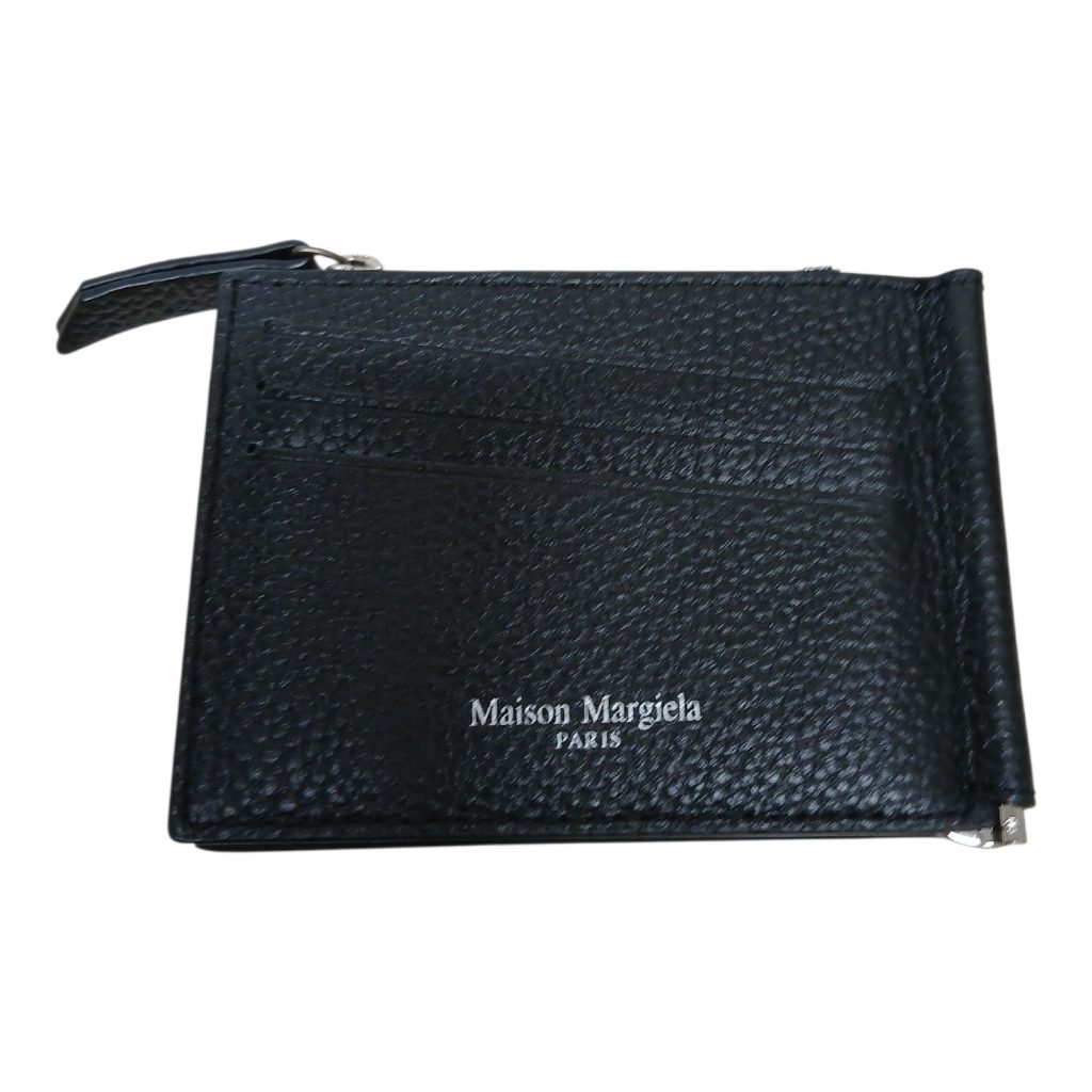 Maison Margiela（メゾンマルジェラ） グレインレザー マネークリップ 二つ折り財布