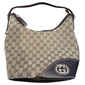 GUCCI グッチ GGキャンバスインターロッキングワンショルダーバッグ