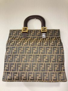 フェンディズッカ柄 ハンドバッグ