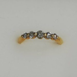 【三沢市】K18　メレダイヤ　リングをお買取り致しました！
