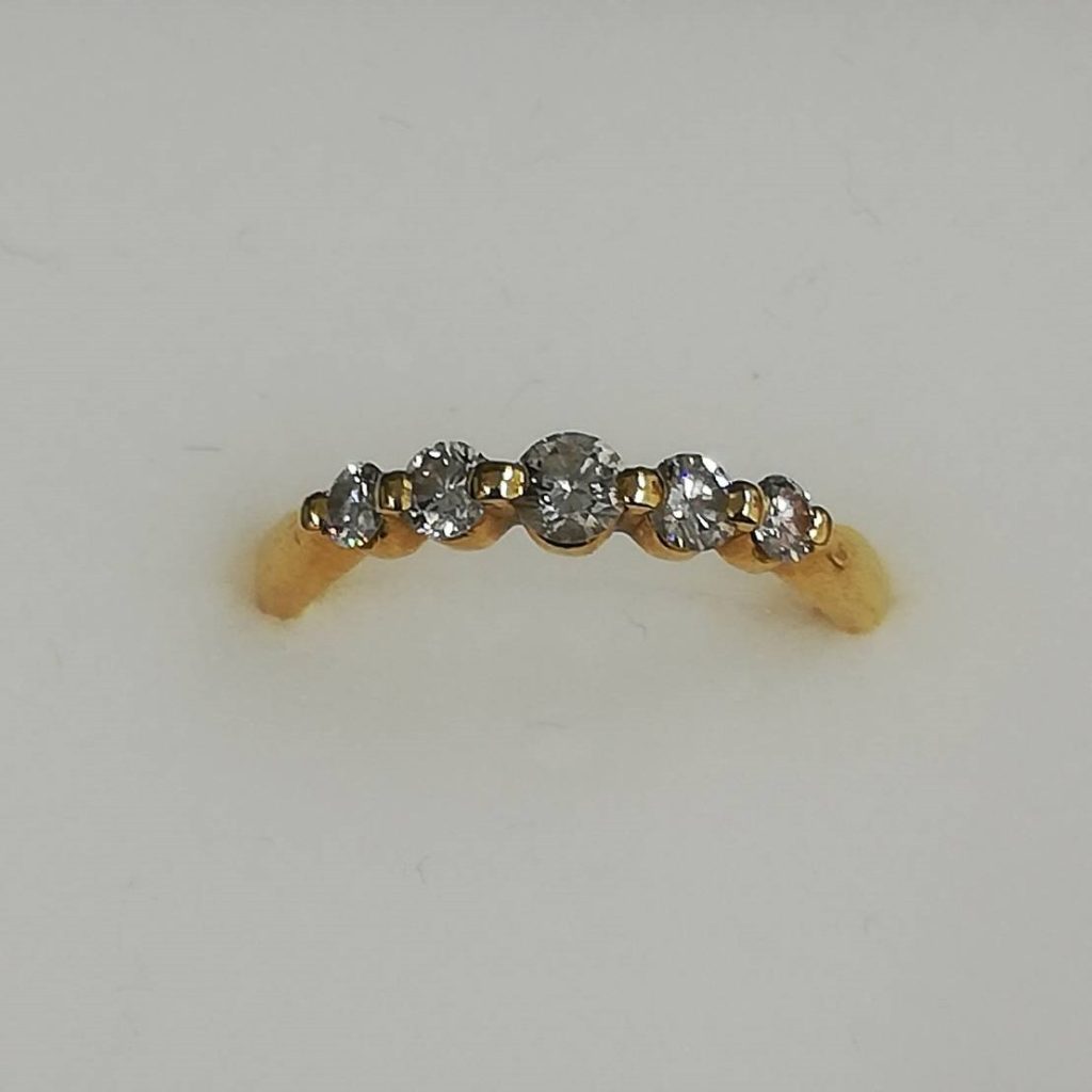 【三沢市】K18　メレダイヤ　リングをお買取り致しました！
