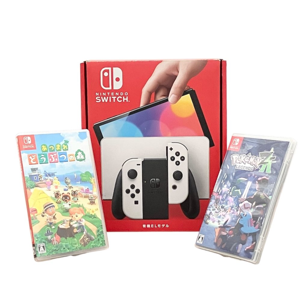 Switch 本体 有機モデル ソフト2本付き