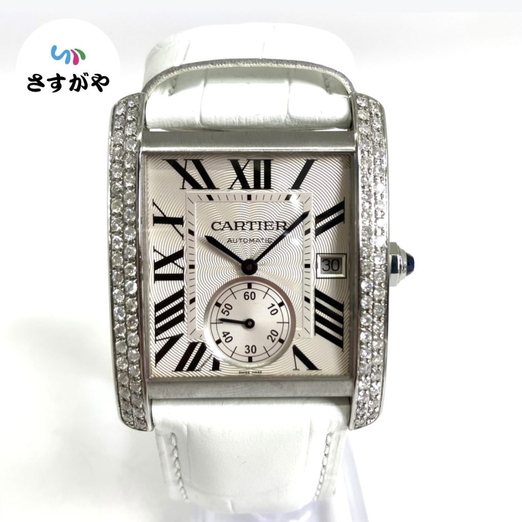 Cartier タンク MC ダイヤベゼル