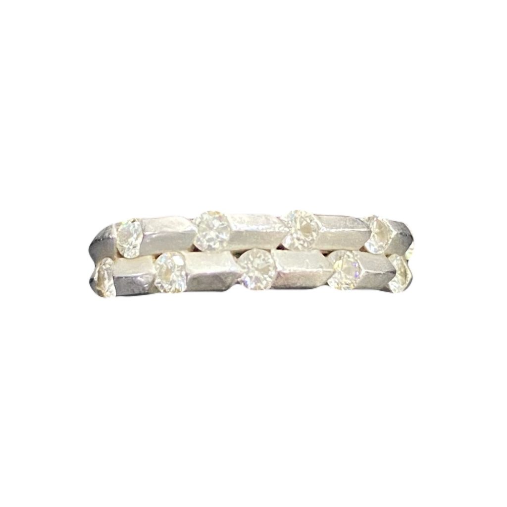 Pt900（プラチナ900）メレダイヤモンド0.82ct リング