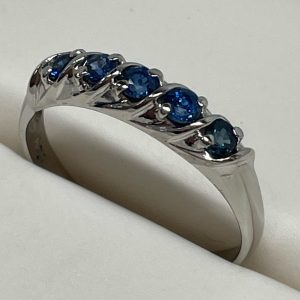 母の日も金プラチナ高価買取中！| pt900サファイア付きリング| 福生市本町