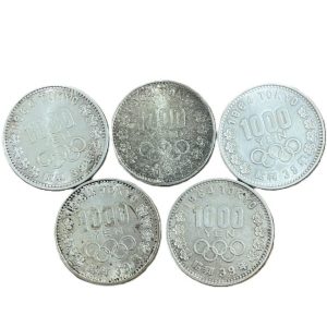 1964年東京オリンピック記念1000円銀貨