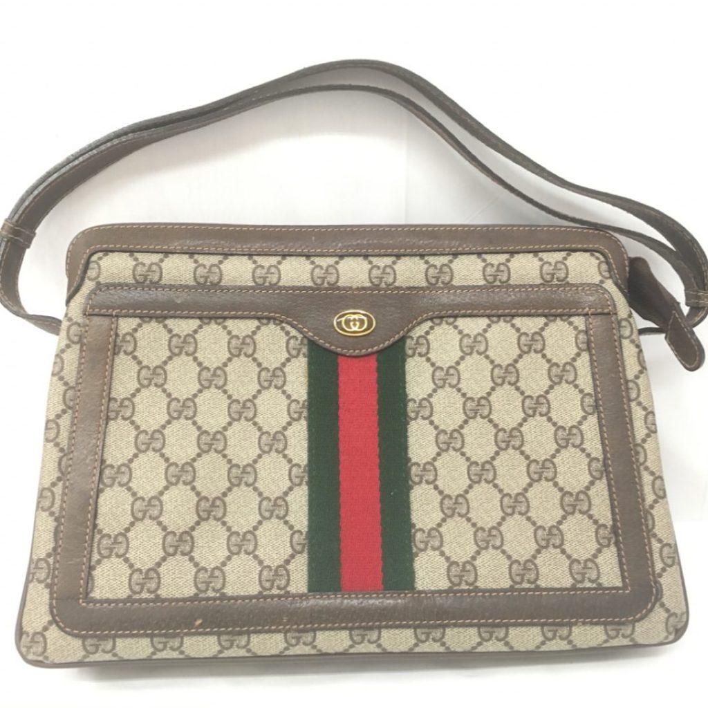 ブランドバックの高価買取中！| オールドグッチ（GUCCI） シェリーライン GG柄 ショルダーバッグ| 羽村市緑ヶ丘
