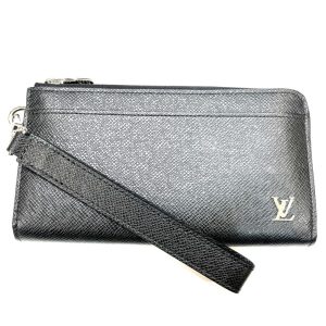 ルイ・ヴィトン LOUIS VUITTON ジッピー・ドラゴンヌ タイガ ノワール 財布