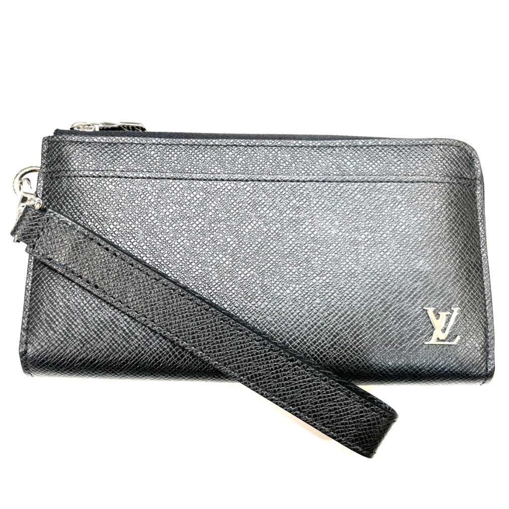 ルイ・ヴィトン LOUIS VUITTON ジッピー・ドラゴンヌ タイガ ノワール 財布