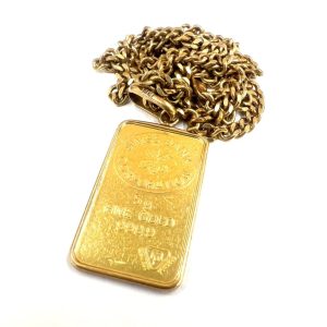 【貴金属】K24 インゴット K18 18金 750 ネックレス アクセサリー ジュエリー