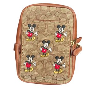 DISNEY × COACH（ディズニー×コーチ）シグネチャー ミッキーマウス ミニショルダーバッグ