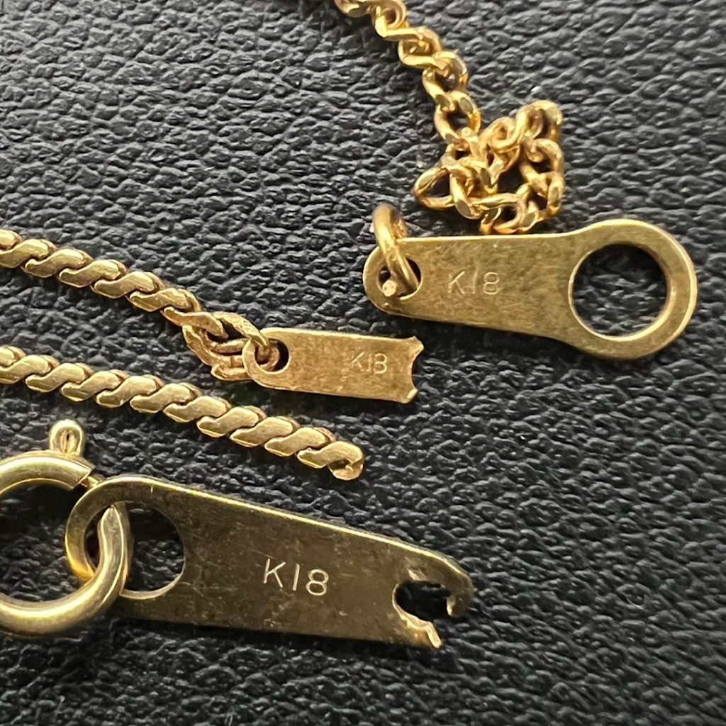 切れた！壊れた！K18ゴールド金ネックレスおまとめ