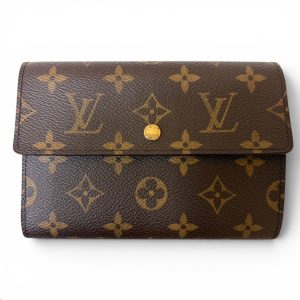 Louis Vuitton ルイヴィトン ポルトトレゾール・エテュイパピエ モノグラム 三つ折り財布
