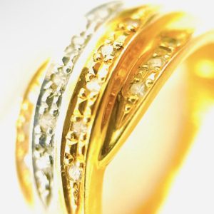K18 Pt850 金プラチナコンビリング アクセサリー