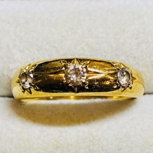 【金相場高騰！】K18(18金) リング 宝石付き 貴金属 アクセサリー