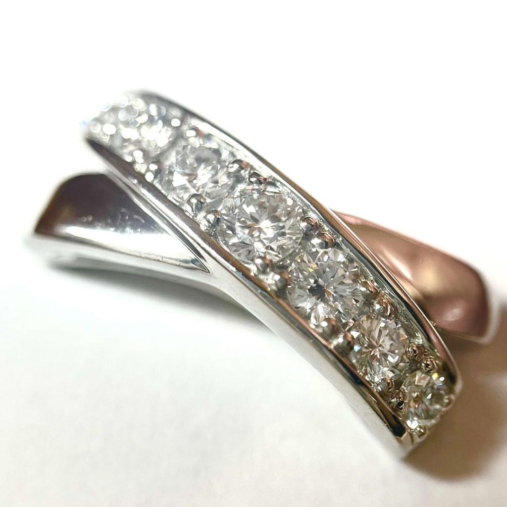 Pt900 プラチナ900 ダイヤモンド付き ネックレストップ アクセサリー