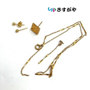 K18 750 18金 アクセサリー ピアス ピン ネックレス