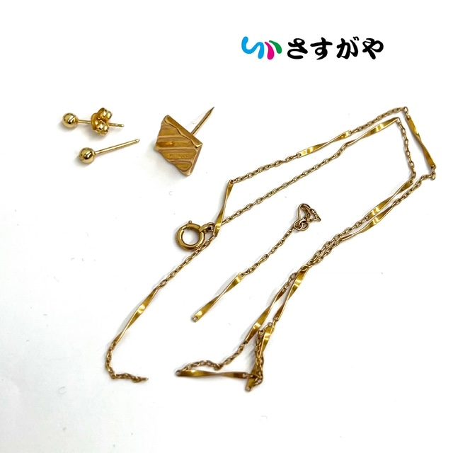 K18 750 18金 アクセサリー ピアス ピン ネックレス