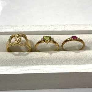 【K18アクセサリーまとめ】18金・貴金属・アクセサリー・指輪（リング）・メレダイヤモンド・ルビー