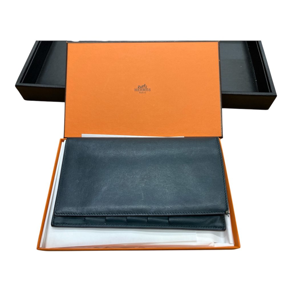 HERMES エルメス 小物 シチズンツイル 長財布