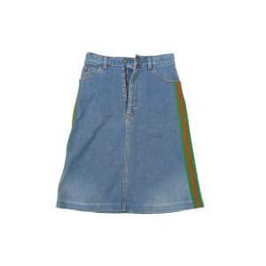 GUCCI　シェリーライン　デニムスカート
