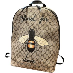グッチ GUCCI ハチプリント GGスプリーム キャンバス バッグパック