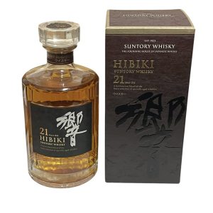 サントリー　ブランテッドウイスキー　響　21年　ＳＵＮＴＯＲＹ　Hibiki　ホログラム緑シール付き　箱あり