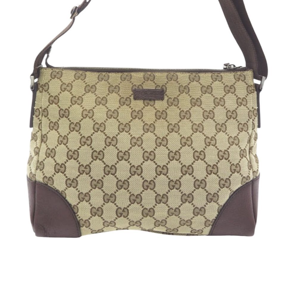 GUCCI グッチ GGキャンバス メッセンジャーバッグ