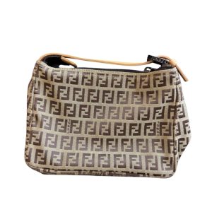 【ズッキーノ柄 ポーチ】FENDI【Aランク】